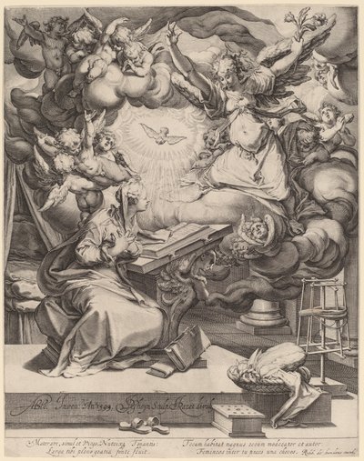 Bebudelsen af Jacques de Gheyn II after Abraham Bloemaert