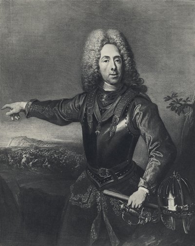 Prins Eugen af Savoyen (litho) af Jacques or Jakobus van (after) Schuppen