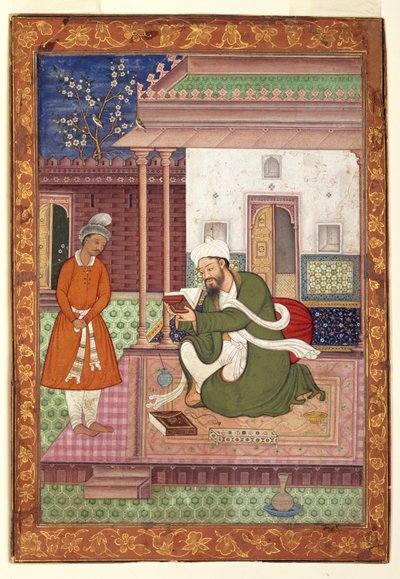 En lærd mand med sin elev, ca. 1570 af Jagjivan