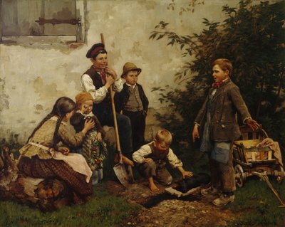 Hundebegravelse af Jahn Ekenaes