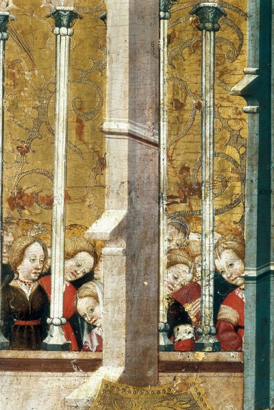 Bebudelsesaltertavle, detalje af Jaime Ferrer II
