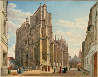 Katedralen i Regensburg af Jakob Alt