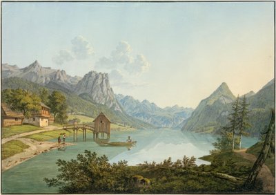 Der Grundlsee af Jakob Alt