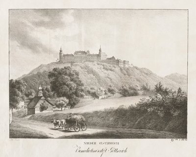 Nedre Østrig, benediktinerkloster i Gottereich, 1819. af Jakob Alt