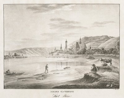 Nedre Østrig, by Stein, 1819. af Jakob Alt