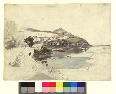 Nussdorf set fra Brigittenau af Jakob Alt