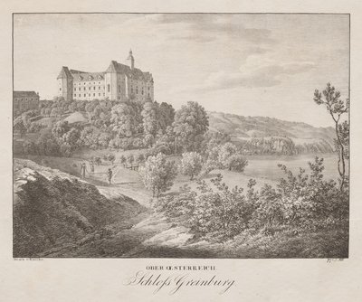 Ober-oesterreich, Schloss Greinburg af Jakob Alt