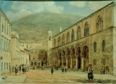 Sted i Ragusa (Dubrovnik) af Jakob Alt