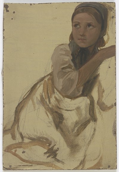 Lille bondepige af Jakob Becker
