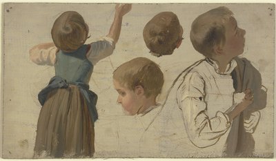Studier af et barn af Jakob Becker
