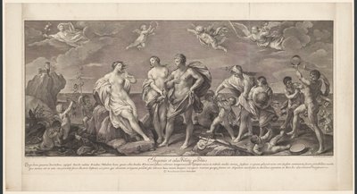 Bacchus en Ariadne af Jakob Frey (I)