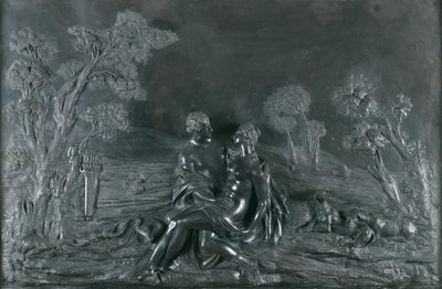 Venus og Adonis af Jakob Gabriel Mollinarolo