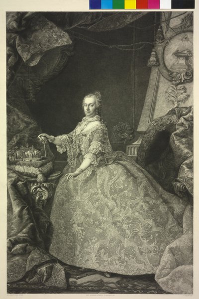 Den hellige romerske kejserinde Maria Theresia af Jakob Groh