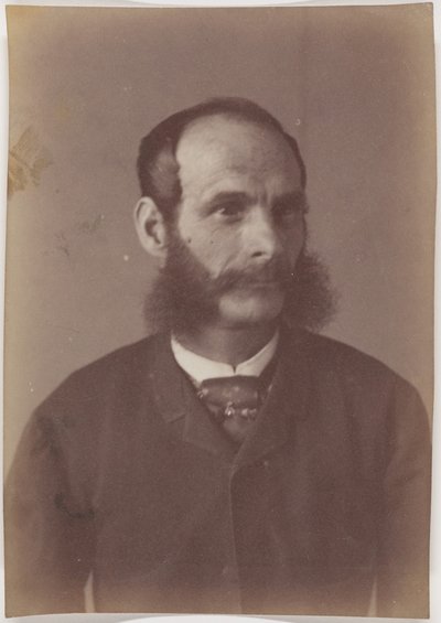 [Portræt af en mand med bakkenbarter]. af Jakob Höflinger