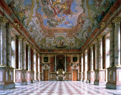 Marmorsalen i klosterkirken St. Florian af Jakob Prandtauer