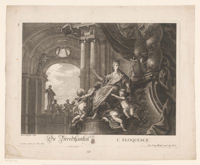 Allegori om veltalenhed Die Beredtsamkeit / L