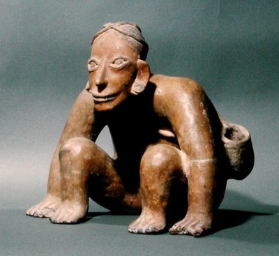 Statuette fra Jalisco, Mexico, 300 BC - 500 AD (keramik) af Jalisco Jalisco