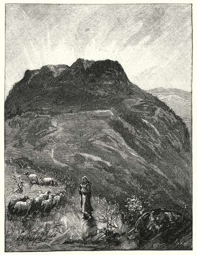 Det traditionelle skønhedsbjerg (litho) af James (after) Clark