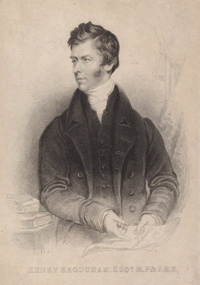 Henry Brougham af James (after) Lonsdale