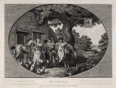 Jagt, indgraveret af Robert Pollard (1755-1838) af James (after) Pollard
