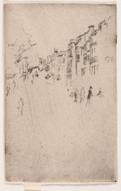 Et fragment af Piccadilly. af James Abbott McNeill Whistler