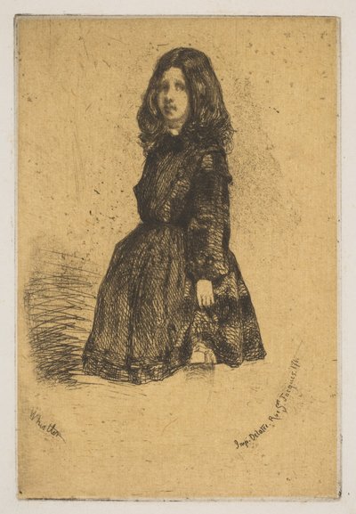 Annie, 1858. af James Abbott McNeill Whistler