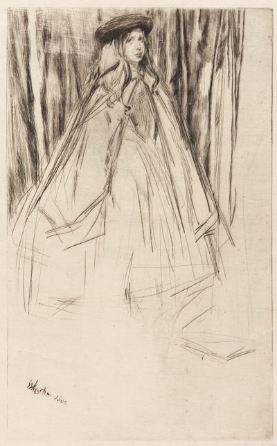 Annie Haden, 1860. af James Abbott McNeill Whistler