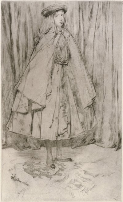 Annie Haden, 1860 af James Abbott McNeill Whistler