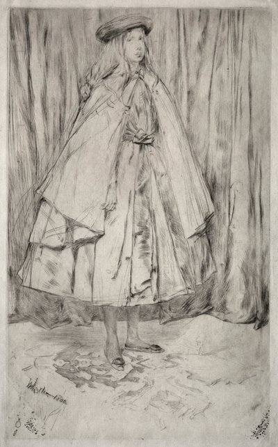 Annie Haden, 1860. af James Abbott McNeill Whistler