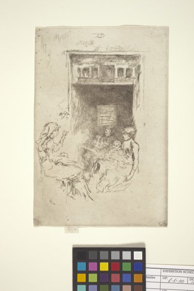Bead-stringers (ætsning) af James Abbott McNeill Whistler