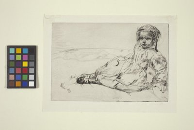 Bibi Valentin (radering) af James Abbott McNeill Whistler