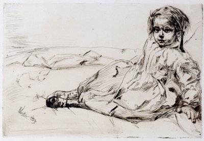 Bibi Valentin af James Abbott McNeill Whistler