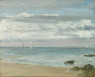 Blå og sølv: Trouville, c.1865 af James Abbott McNeill Whistler