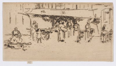 Stand, Markedsplads, Loches af James Abbott McNeill Whistler