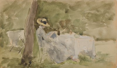 Morgenmad i haven, 1885-1886. af James Abbott McNeill Whistler