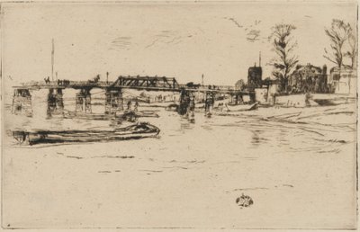Chelsea, 1879. af James Abbott McNeill Whistler