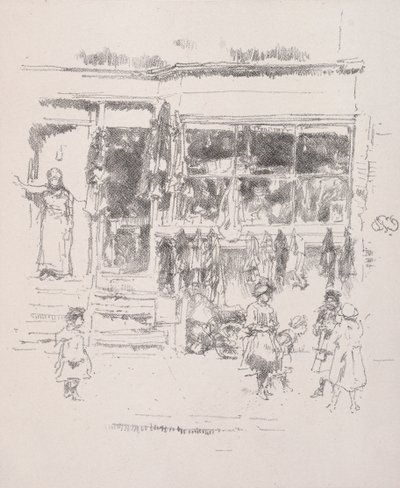 Chelsea Rags, 1888. af James Abbott McNeill Whistler