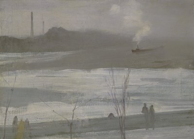 Chelsea on Ice af James Abbott McNeill Whistler