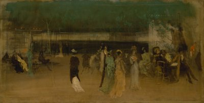 Cremorne Gardens, nr. 2, ca. 1870-80. af James Abbott McNeill Whistler