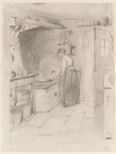 Cuisine a Lutzelbourg, 1858. af James Abbott McNeill Whistler