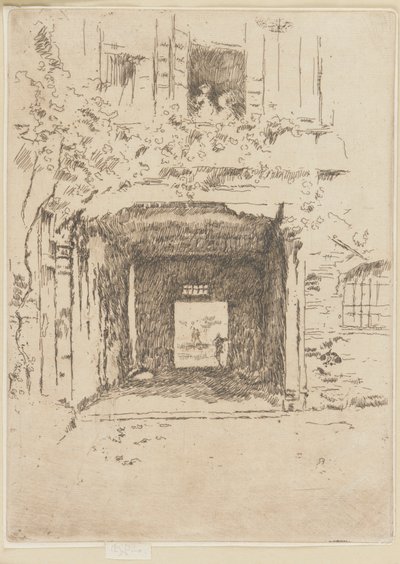 Doorway and Vine, 1879-1880. af James Abbott McNeill Whistler