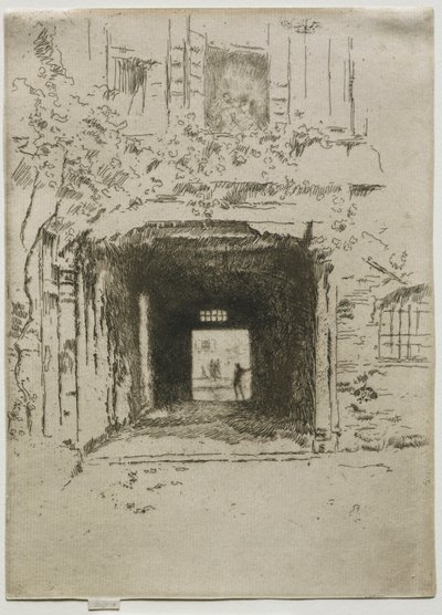 Doorway and Vine, 1886. af James Abbott McNeill Whistler