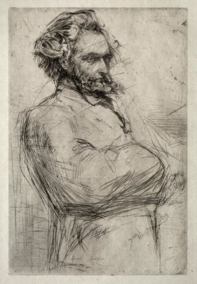 Drouet, 1859. af James Abbott McNeill Whistler