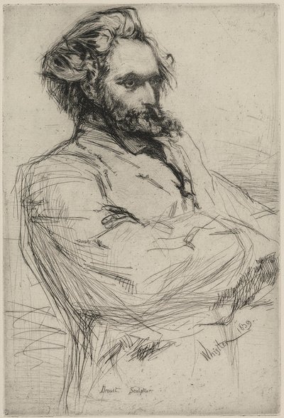 Drouet, 1859. af James Abbott McNeill Whistler