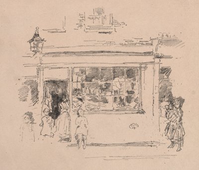 Drury Lane Rags, 1888. af James Abbott McNeill Whistler