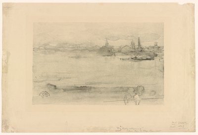 Tidlig morgen, 1878. af James Abbott McNeill Whistler