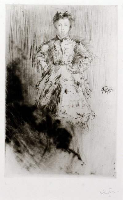 Elinor Leyland af James Abbott McNeill Whistler