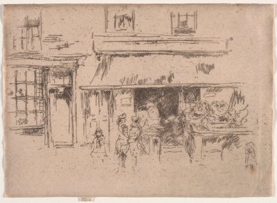 Exeter Street. af James Abbott McNeill Whistler