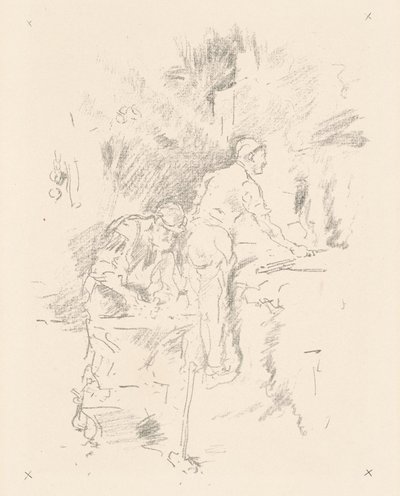 Far og søn, 1895. af James Abbott McNeill Whistler