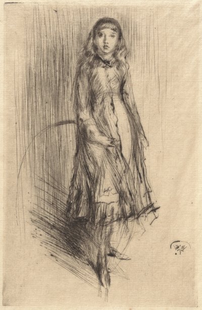 Florence Leyland, ca. 1873. af James Abbott McNeill Whistler